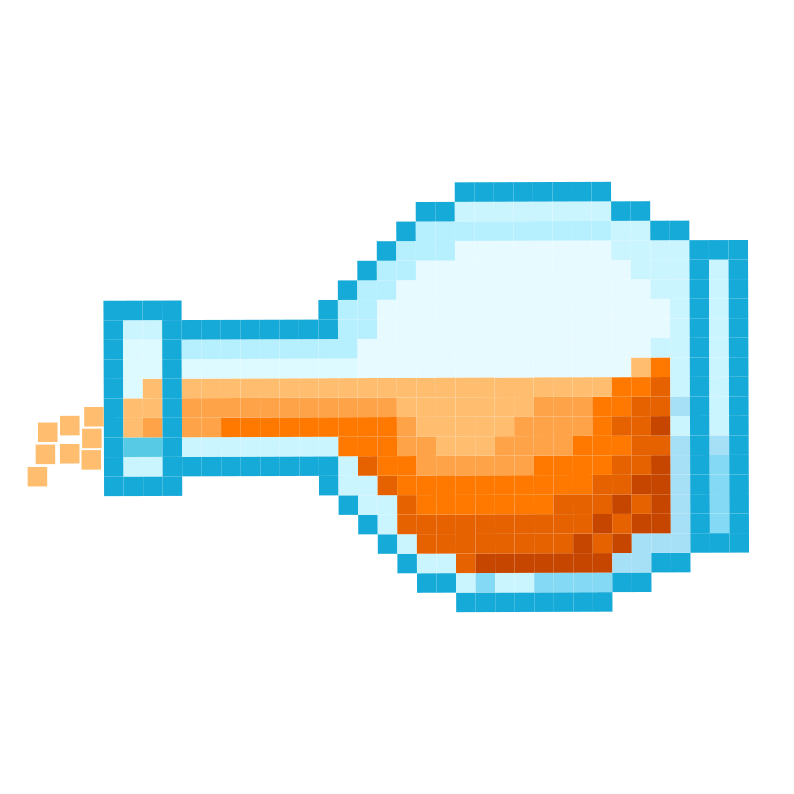 Potion pouring effect